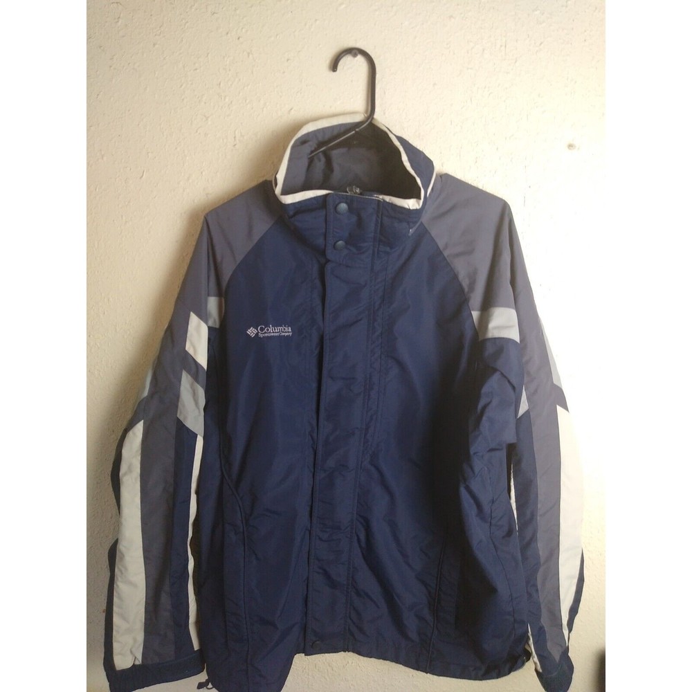 Columbia Sportswear Outdoors Ski & Snow Jacket SIZE Medium BLUE, Gray and White